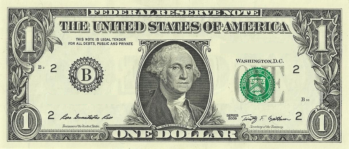 $1 bill